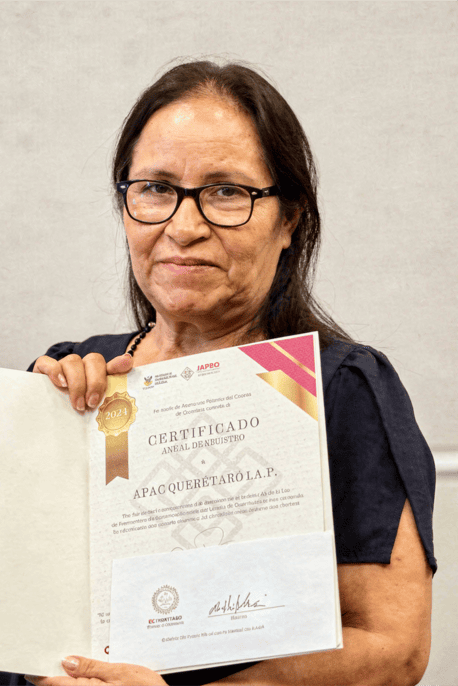 Fotografía de Rosalinda Rivera Cortés, Directora general